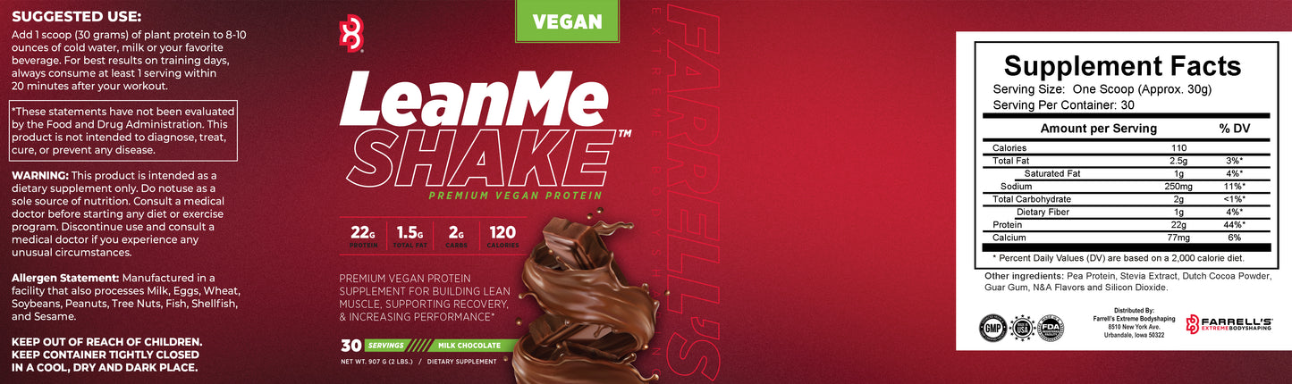 LeanMe Shake - Vegan